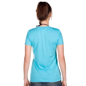 I Love Tee SS Women turquoise L