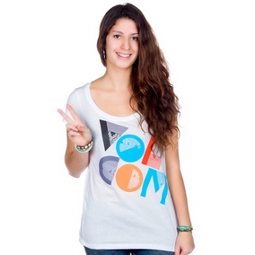 Strybal Scoop Tee SS Women blue M