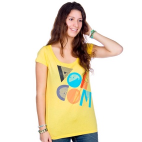 Strybal Scoop Tee SS Women snap yellow M