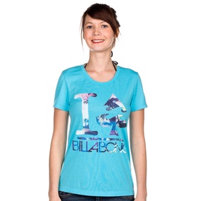 I Love Tee SS Women turquoise XL