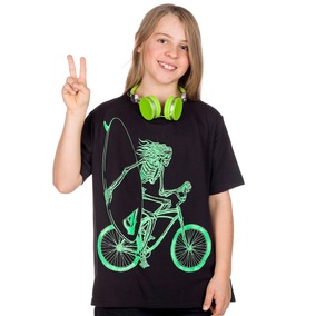 Bike Bones SS Youth black XXXL