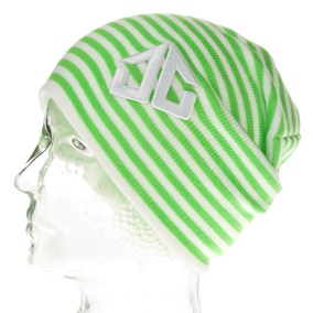 The Stripee Fresh Beanie white green Uni